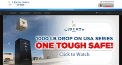 Desktop Screenshot of libertysafesofutah.com